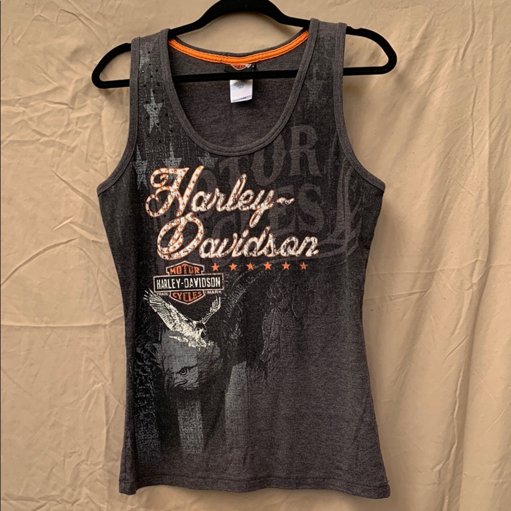 Harley-Davidson Women's Gray Tank Top Size XL